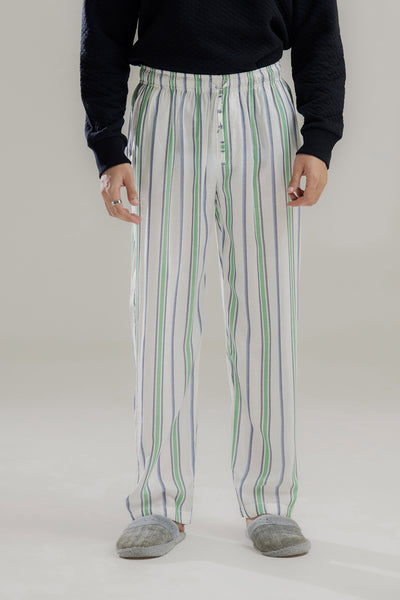 Picture of GTS-6382 PULL ON TROUSER GREEN STRIPES - Chenone Official - Online Shopping