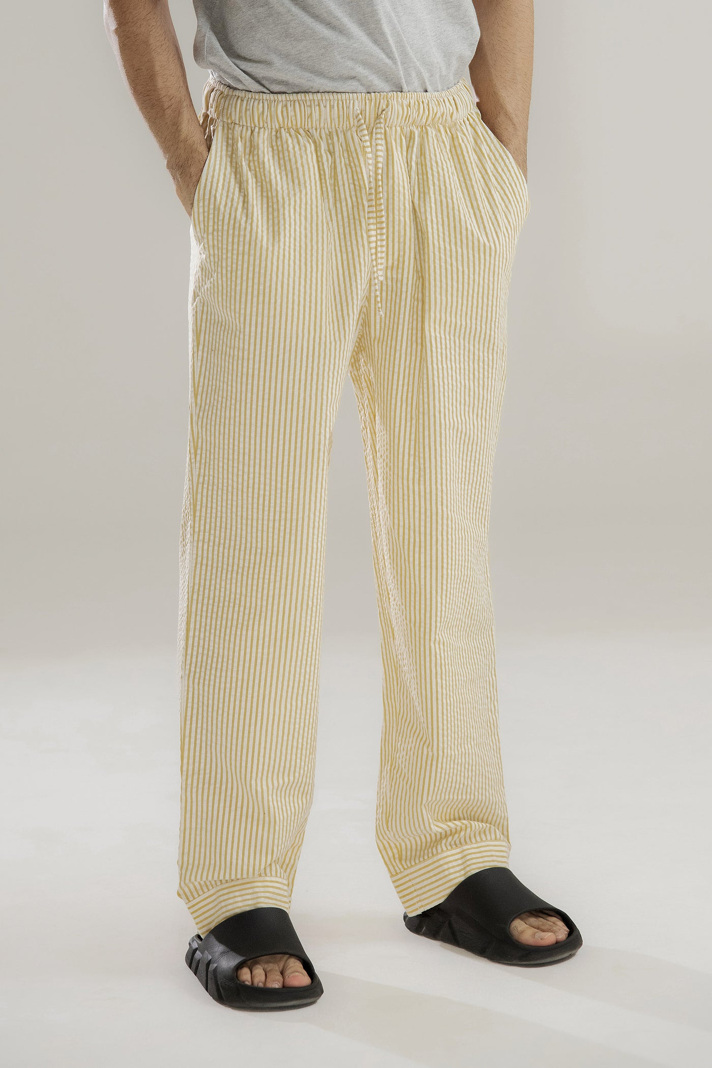 Picture of GTS-6383 PULL ON TROUSER YELLOW STRIPES - Chenone Official - Online Shopping