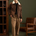 SUEDE JACKET BROWN - GTS-6384
