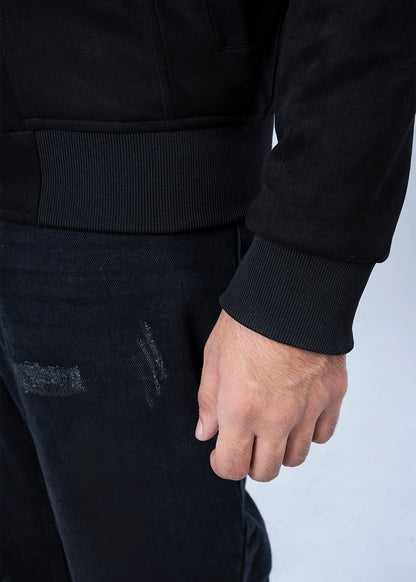 SUEDE JACKET BLACK - GTS-6384