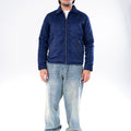 SUEDE JACKET NAVY GTS-6387