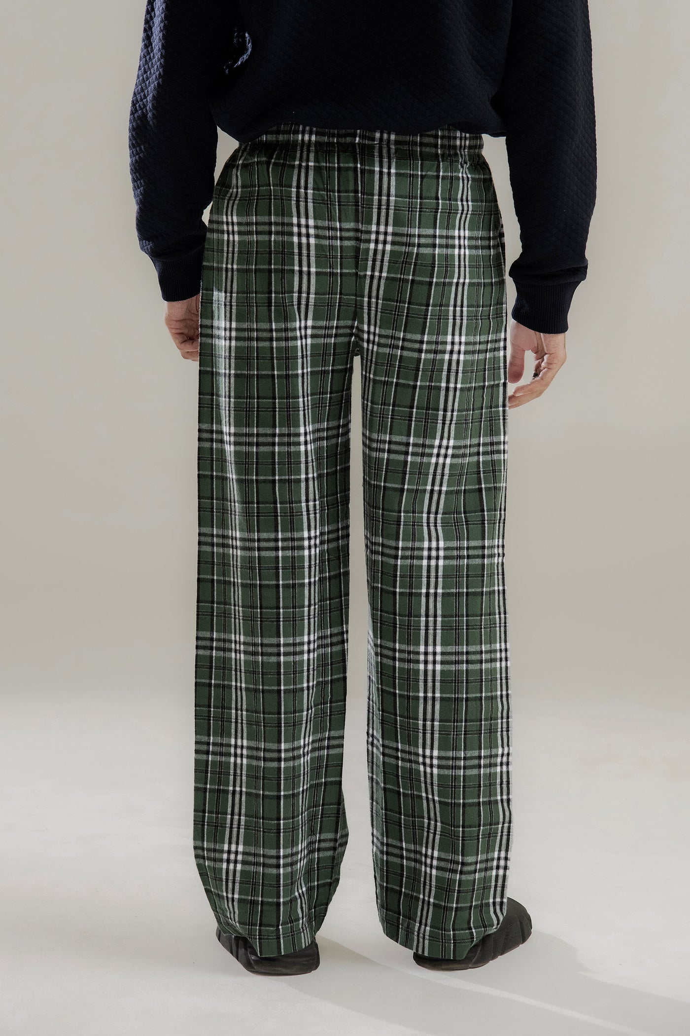 Picture of GTS-6415 PULL ON TROUSER GREEN CHECK - Chenone Official - Online Shopping