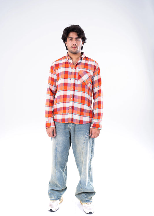 CASUAL SHIRT ORANGE GTS-6467