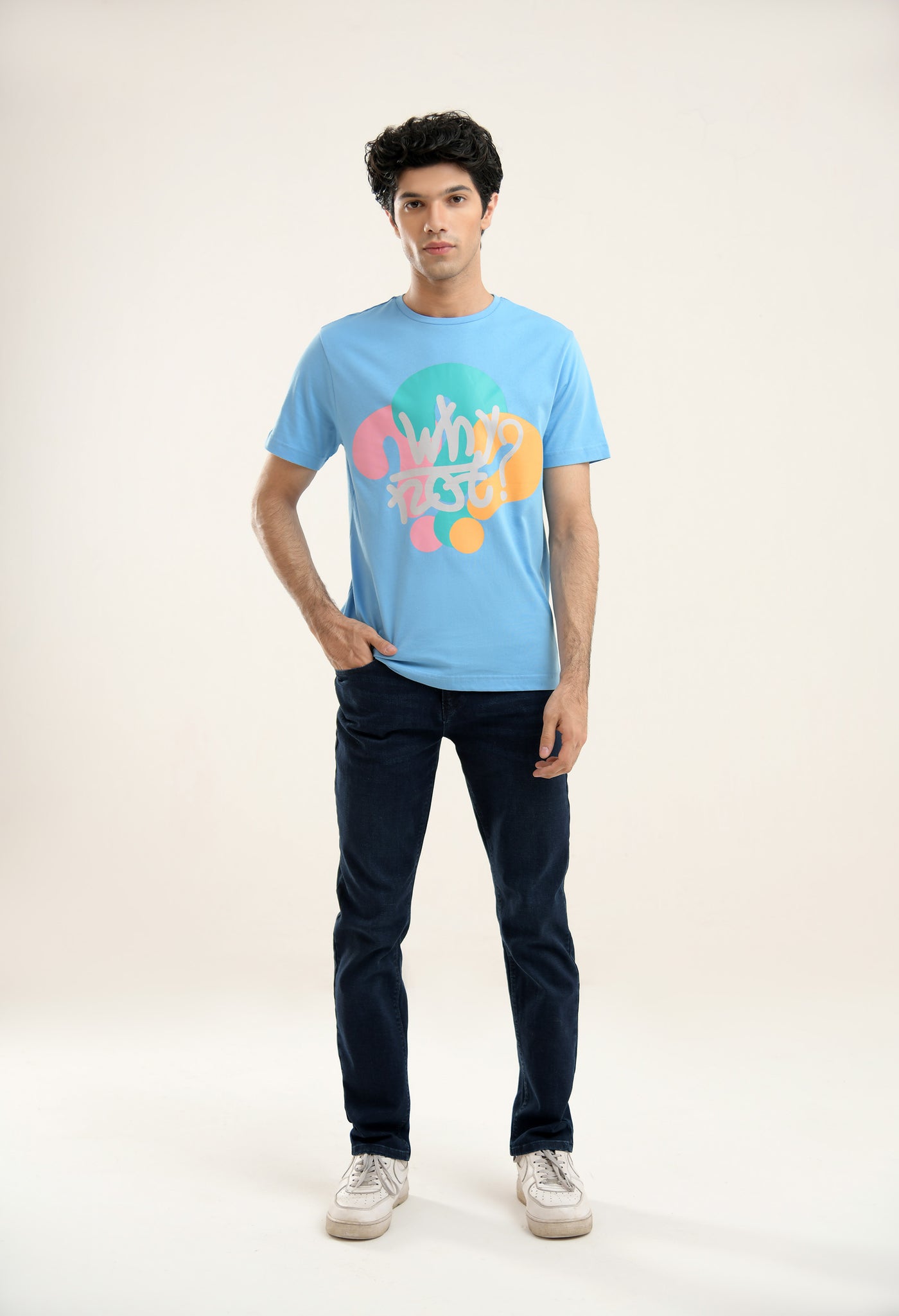 Picture of GTS-B3882 T-SHIRT L/BLUE - Chenone Official - Online Shopping