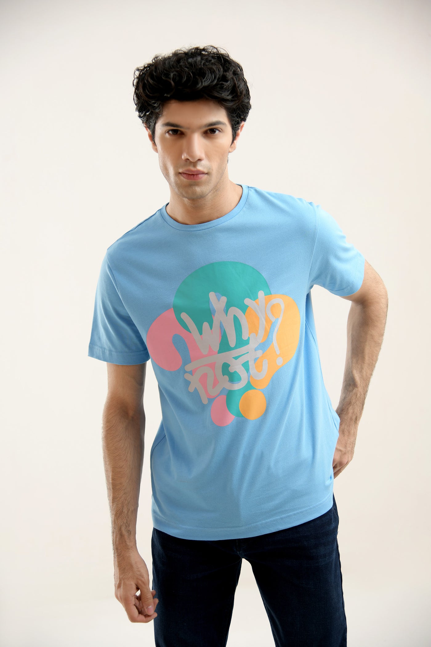 Picture of GTS-B3882 T-SHIRT L/BLUE - Chenone Official - Online Shopping