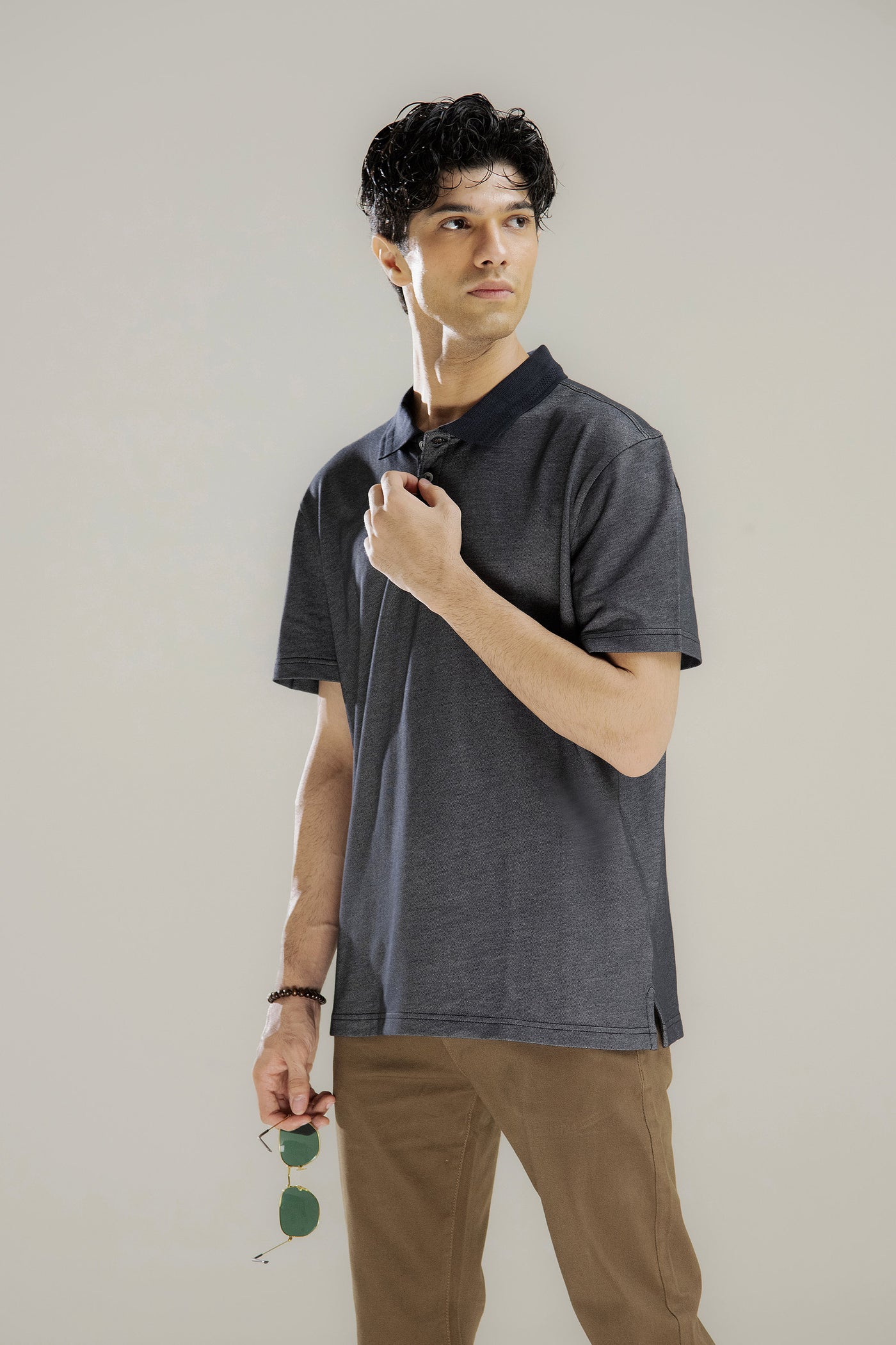 Picture of GTS-B4027 POLO SHIRT D/GREY - Chenone Official - Online Shopping