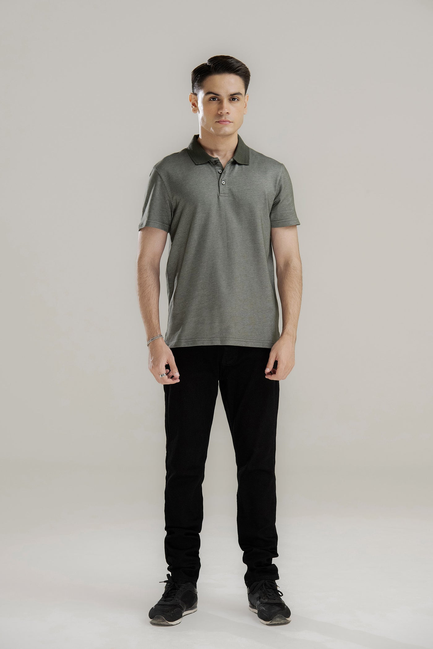 Picture of GTS-B4027 POLO SHIRT L/GREEB - Chenone Official - Online Shopping