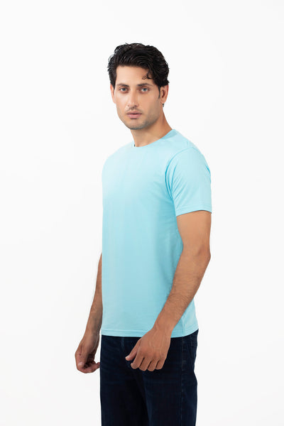 Picture of GTS-B4206 ROUND NECK T-SHIRT SKY - Chenone Official - Online Shopping