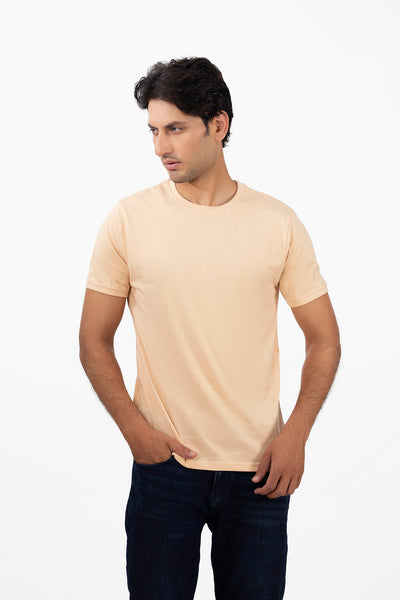 Picture of GTS-B4207 ROUND NECK T-SHIRT PEACH - Chenone Official - Online Shopping