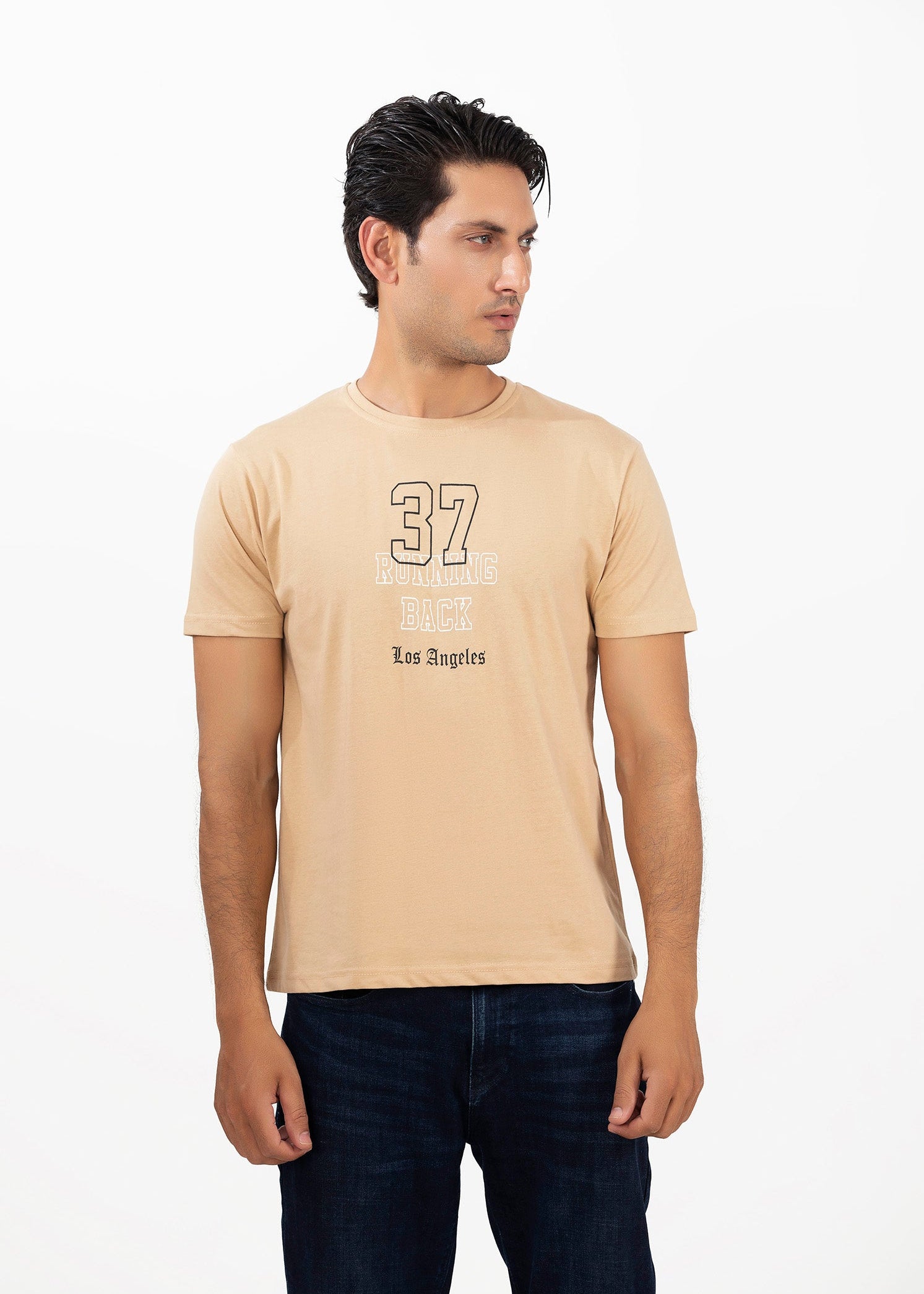 Picture of GTS-B4211 T-SHIRT H/SLV PEACH - Chenone Official - Online Shopping
