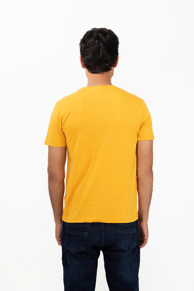 Picture of GTS-B4212 T-SHIRT H/SLV MUSTARD - Chenone Official - Online Shopping