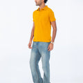 POLO SHIRT POPCORN PIQUE MUSTARD - GTS-B4332