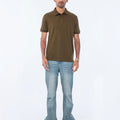 POLO SHIRT POP CORN PIQUE OLIVE GREEN - GTS-B4332