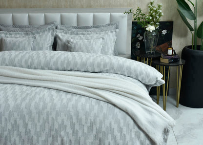 8 PCS DUVET COVER SET GRANDIOS GREY