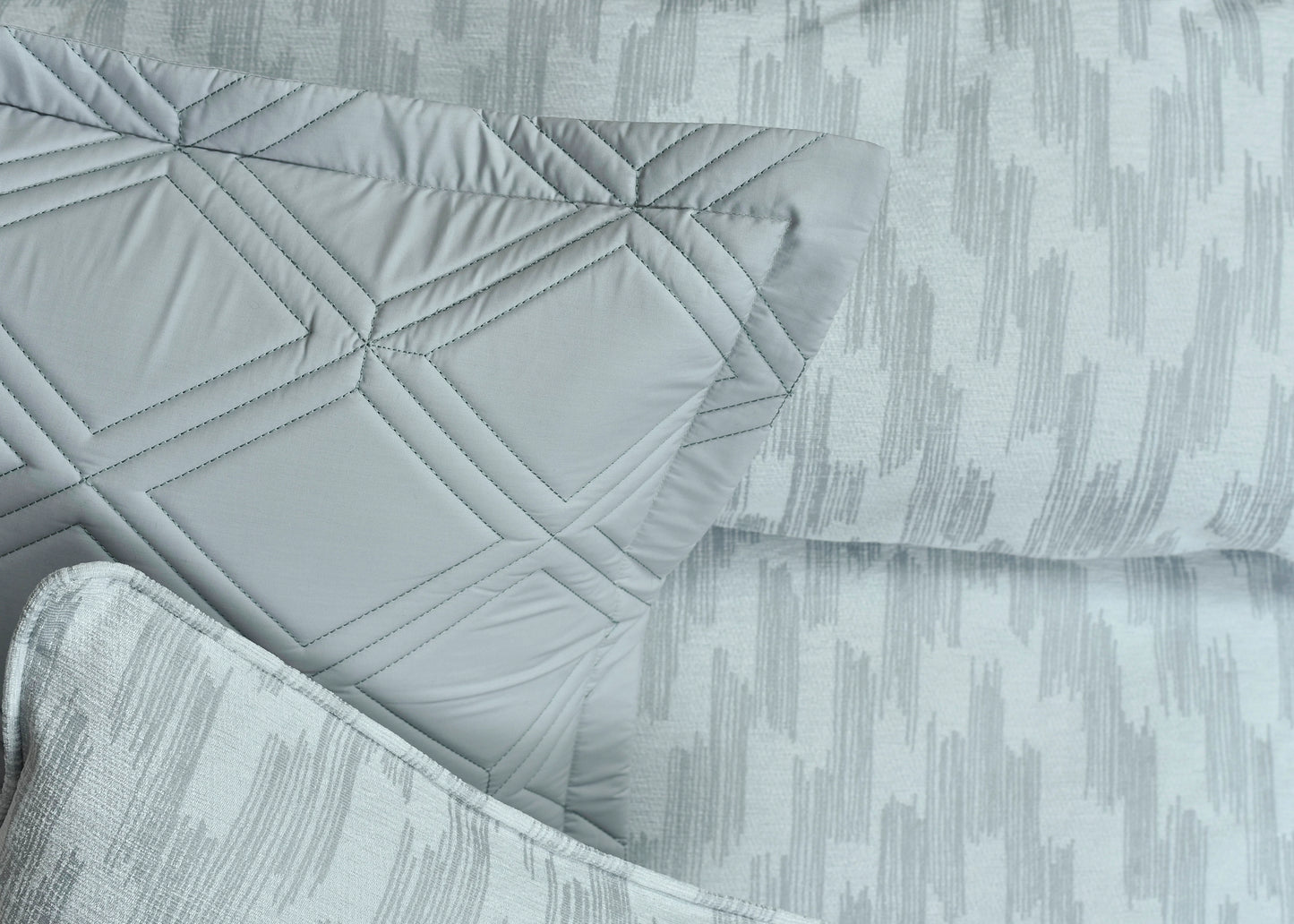 8 PCS DUVET COVER SET GRANDIOS GREY