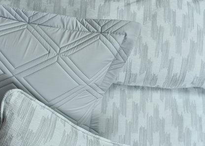 8 PCS DUVET COVER SET GRANDIOS GREY