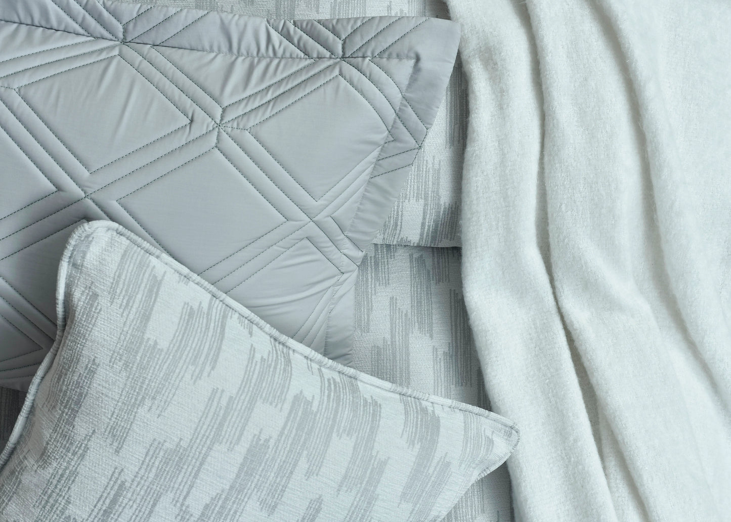 8 PCS DUVET COVER SET GRANDIOS GREY