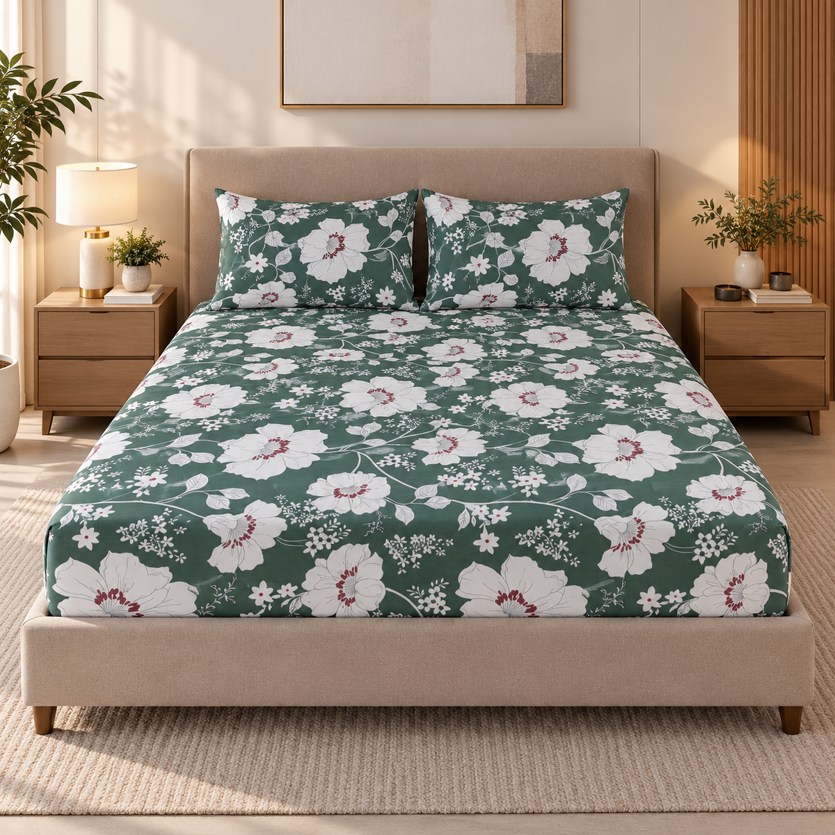 Home Cotton Bed Sheet D9