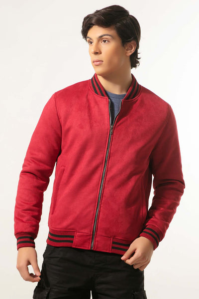 GTS-6335 SUEDE JACKET RED