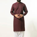 Picture of GTS-6342 FASHION KURTA BURGUNDY - Chenone Official - Online Shopping