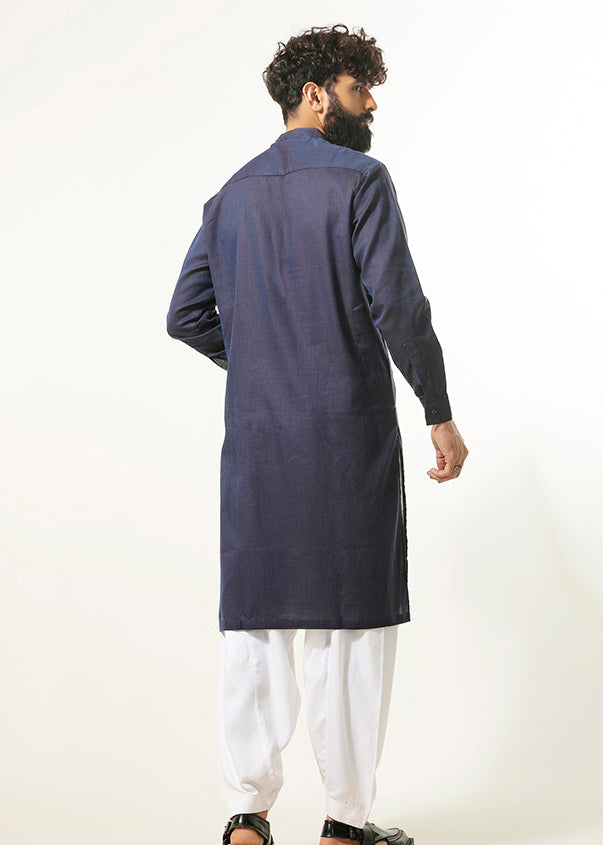 Picture of GTS-6342 FASHION KURTA INDIGO - Chenone Official - Online Shopping