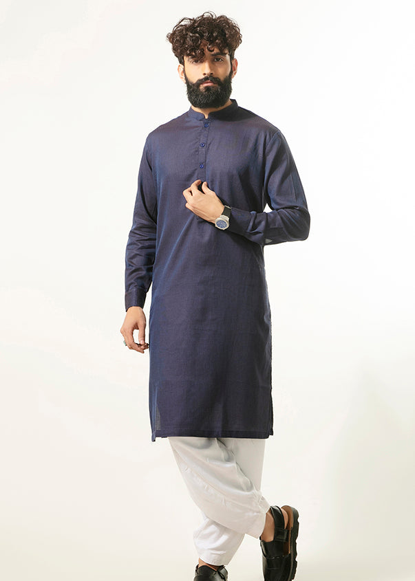 Picture of GTS-6342 FASHION KURTA INDIGO - Chenone Official - Online Shopping