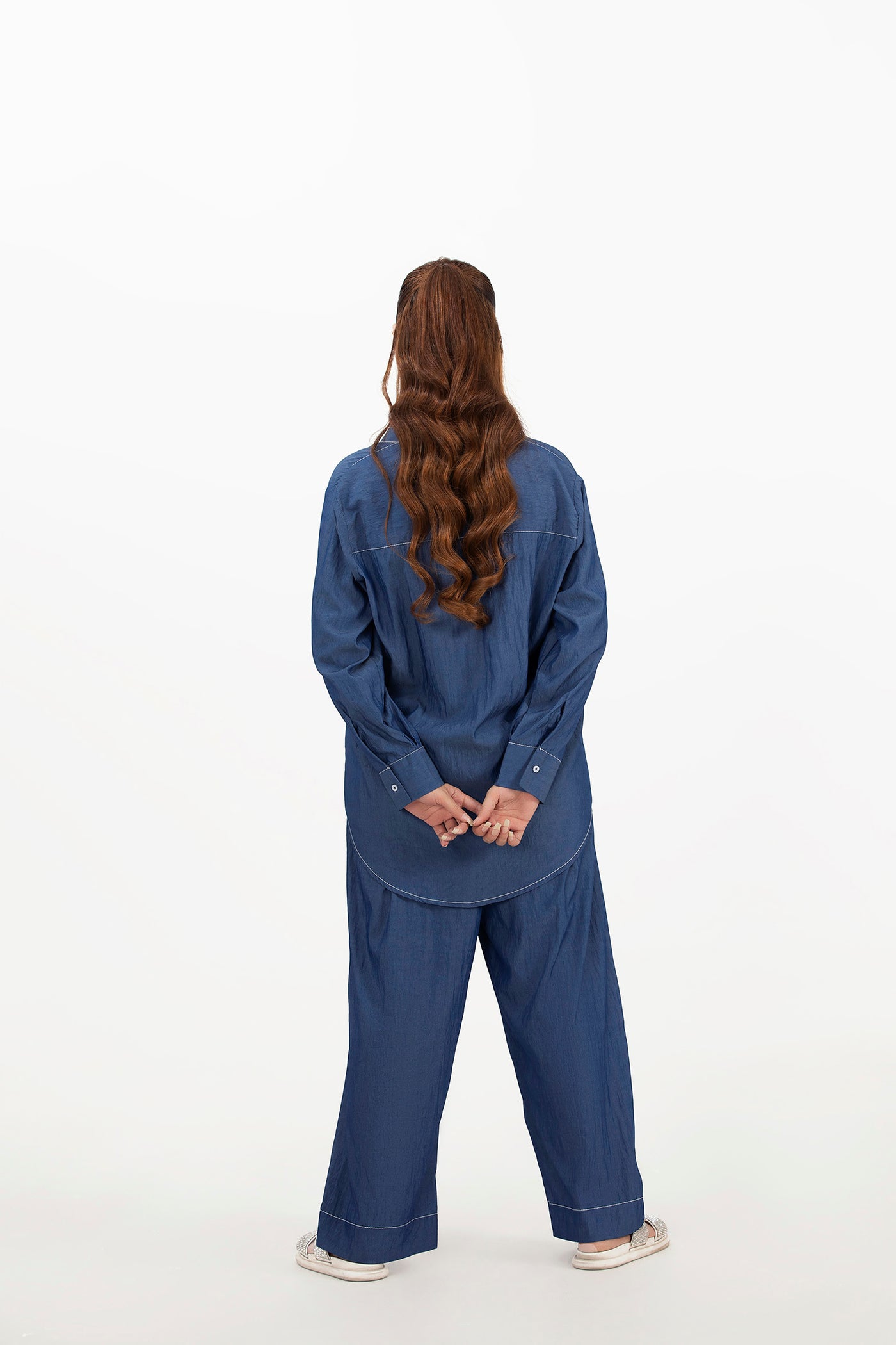 Picture of LDS-6880 CO-ORD SET BLUE - Chenone Official - Online Shopping