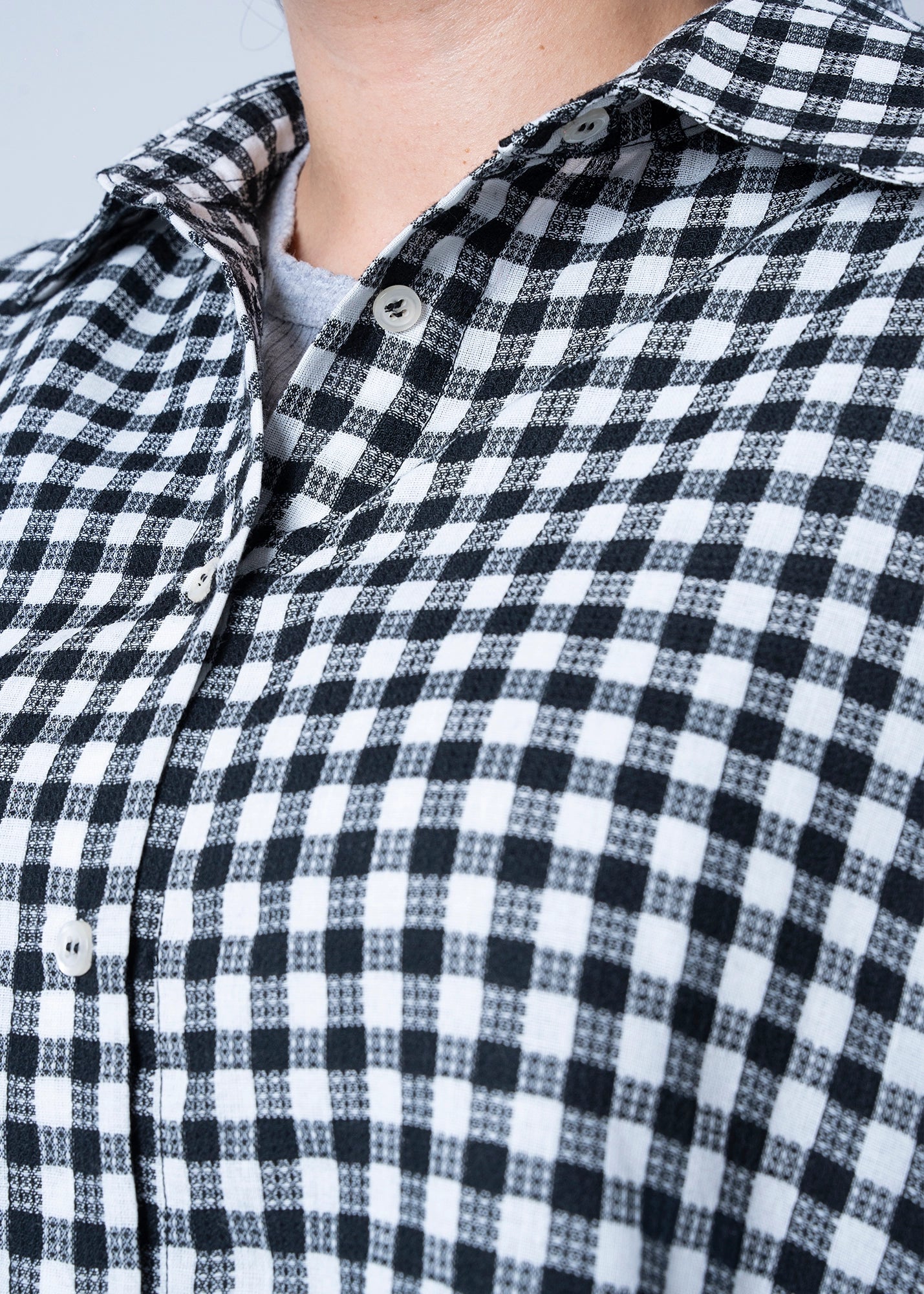 WOVEN TOP BLACK - LDS-7100