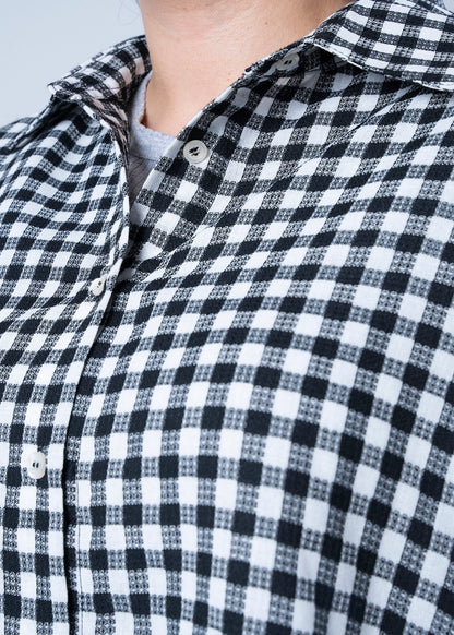 WOVEN TOP BLACK - LDS-7100