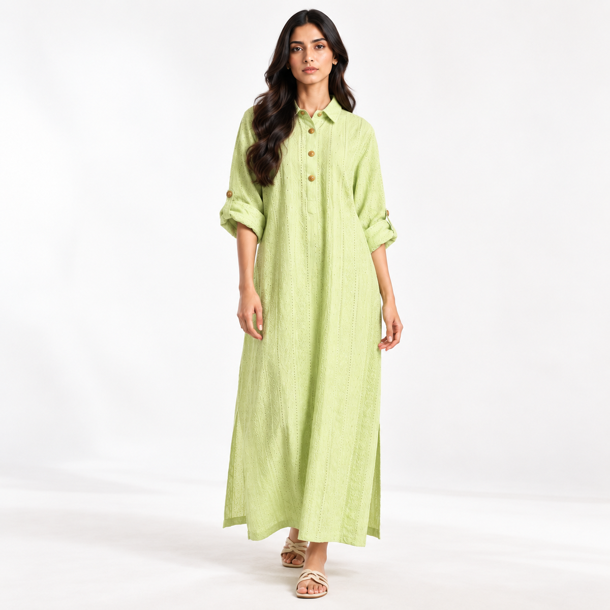 Women's Long Dress Mint Green