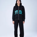 PULL OVER HOODIE BLACK - LDS-A1787