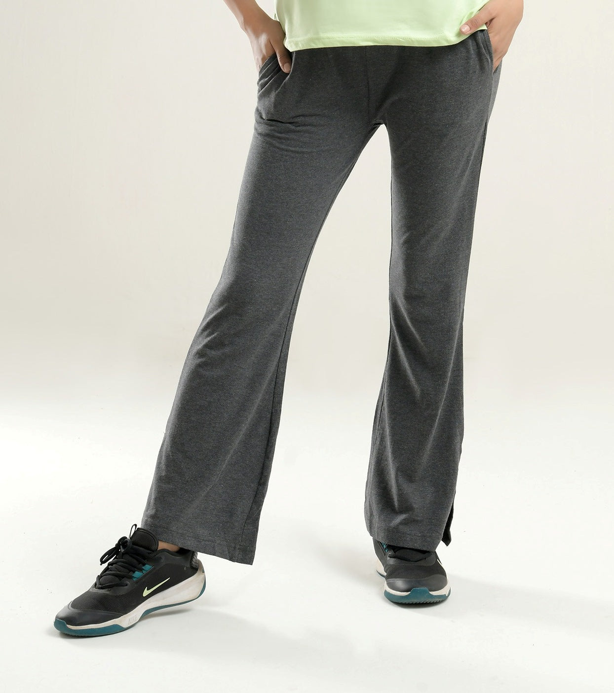PULL ON TROUSER GREY LT-A-1578
