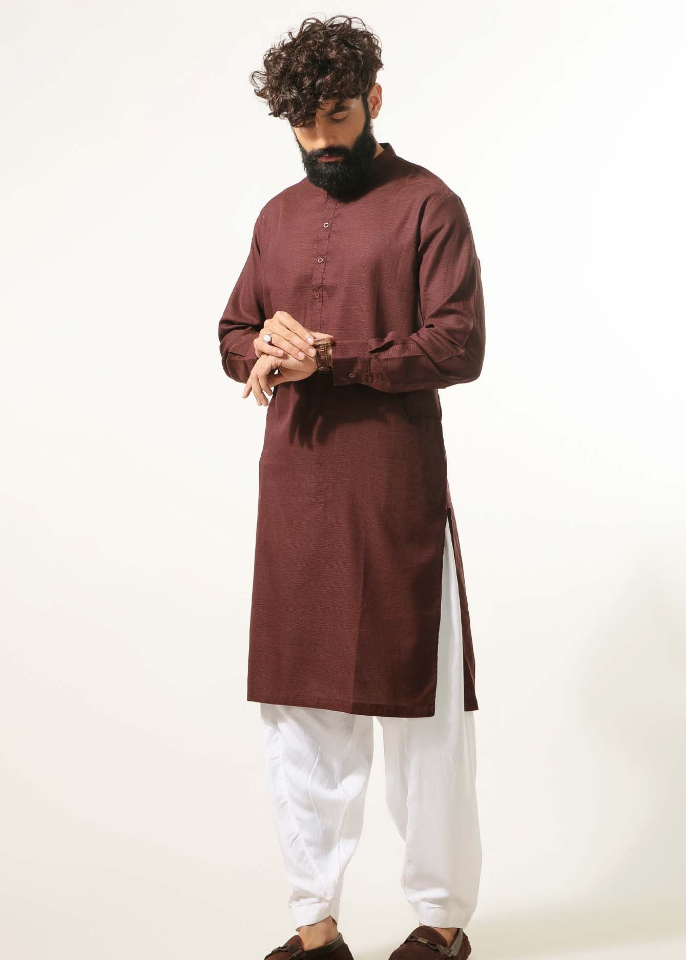 Picture of GTS-6342 FASHION KURTA RUST - Chenone Official - Online Shopping