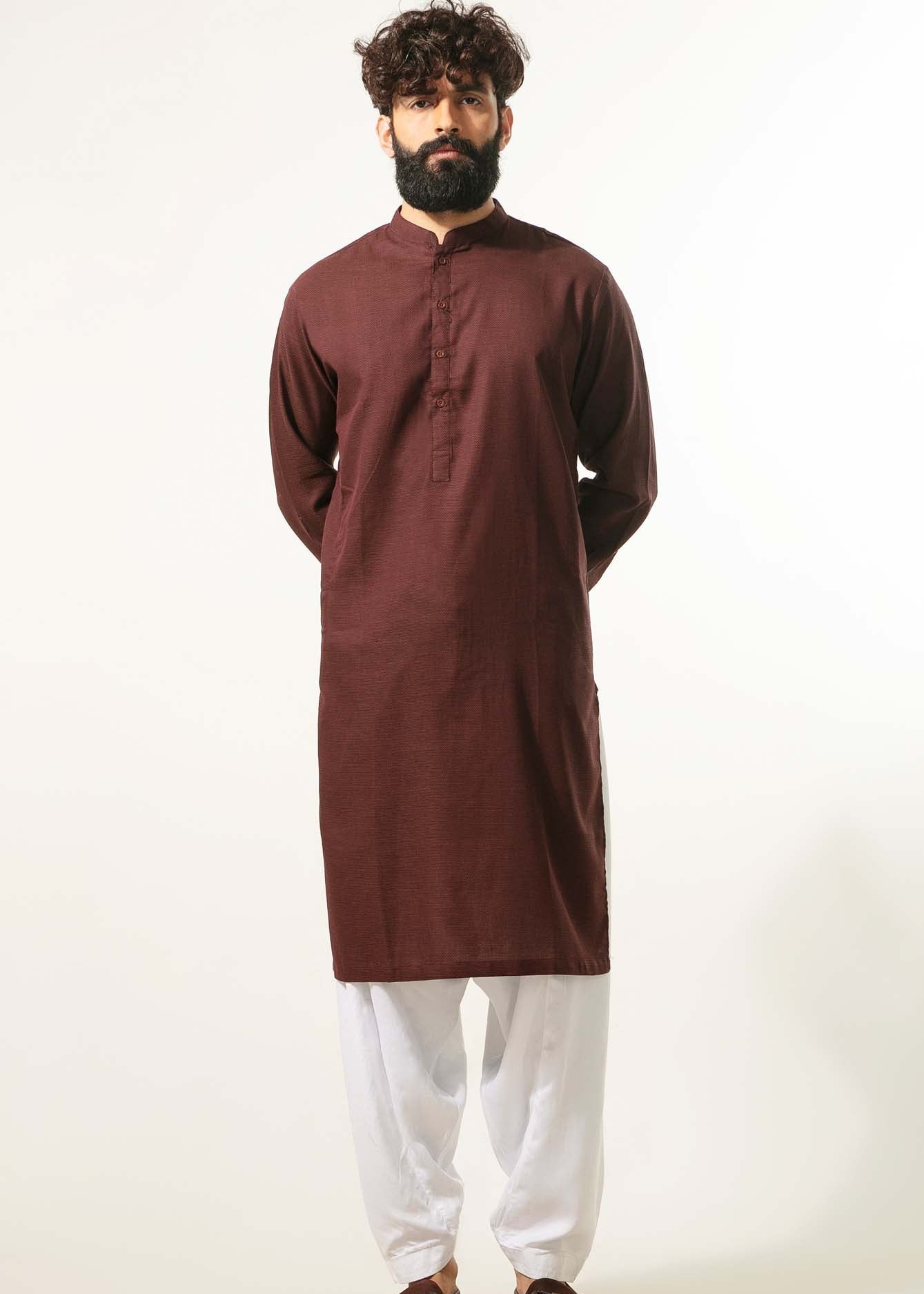 Picture of GTS-6342 FASHION KURTA RUST - Chenone Official - Online Shopping