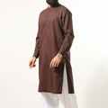 Picture of GTS-6342 FASHION KURTA BROWN - Chenone Official - Online Shopping