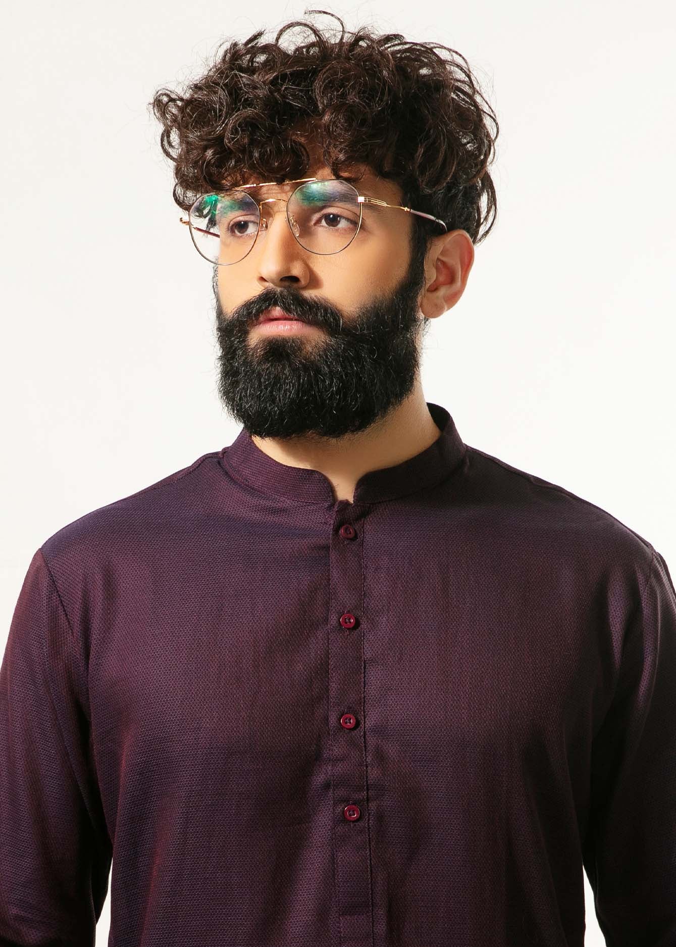 Picture of GTS-6342 FASHION KURTA PURPLE - Chenone Official - Online Shopping