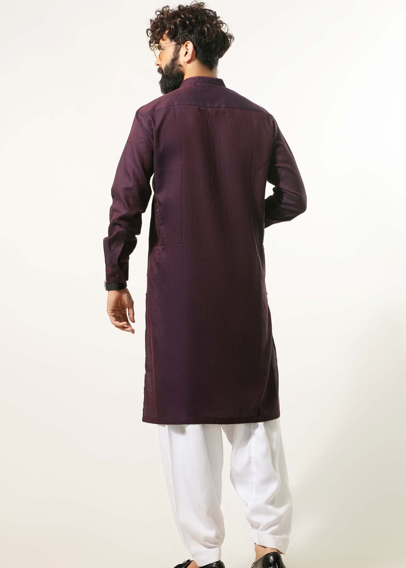 Picture of GTS-6342 FASHION KURTA PURPLE - Chenone Official - Online Shopping