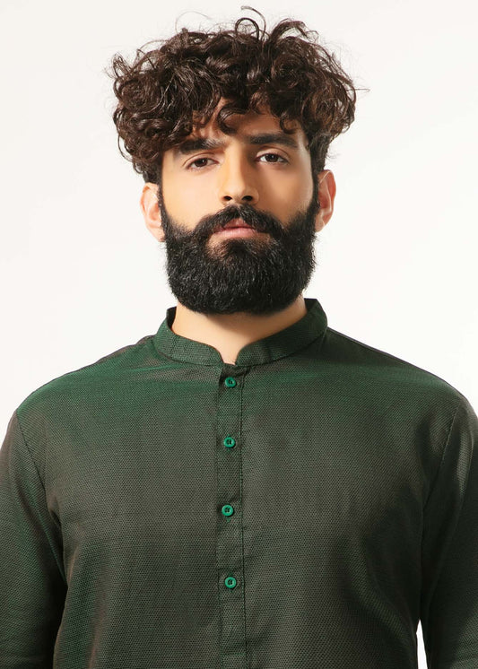 Picture of GTS-6342 FASHION KURTA D/GREEN - Chenone Official - Online Shopping