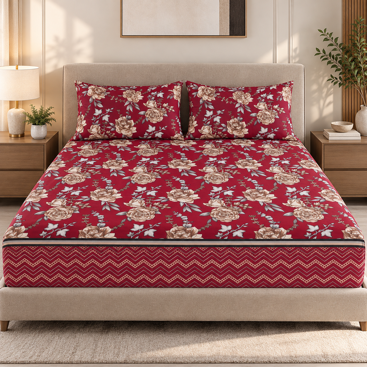 Home Cotton Bed Sheet D14