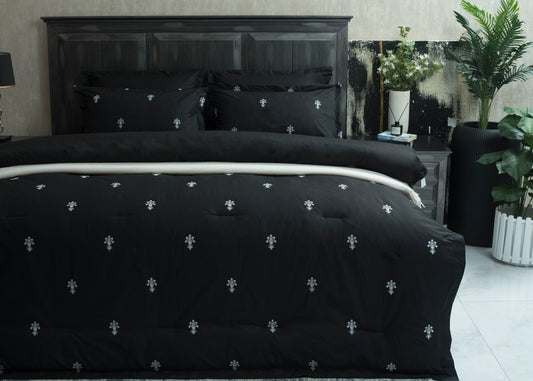 6 PCS COMFORTER SET MONOCHROME-26
