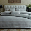 9 PCS DUVET COVER SET PRESTIGE GREY