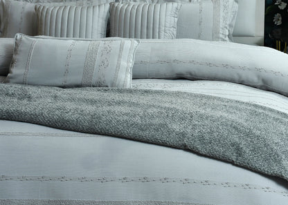 9 PCS DUVET COVER SET PRESTIGE GREY