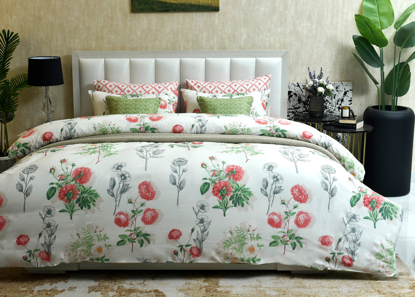 QUILT COVER ROSES-26-SL