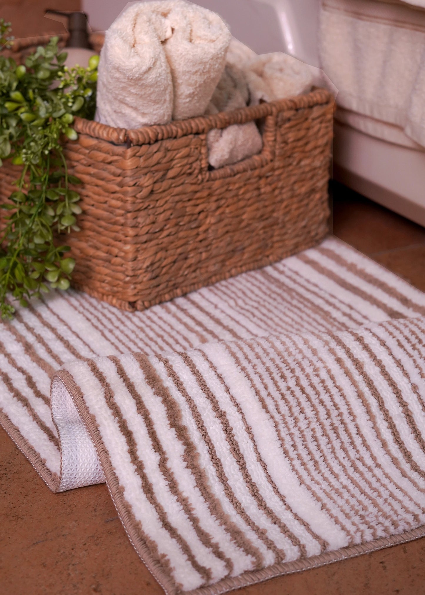 BATH MAT BROWN - SKYBM-009