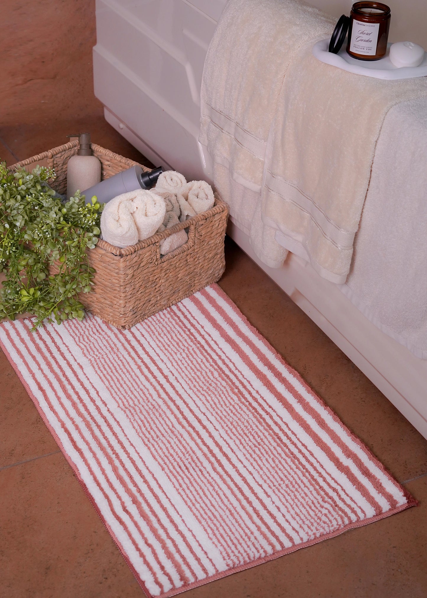 BATH MAT RED - SKYBM-009