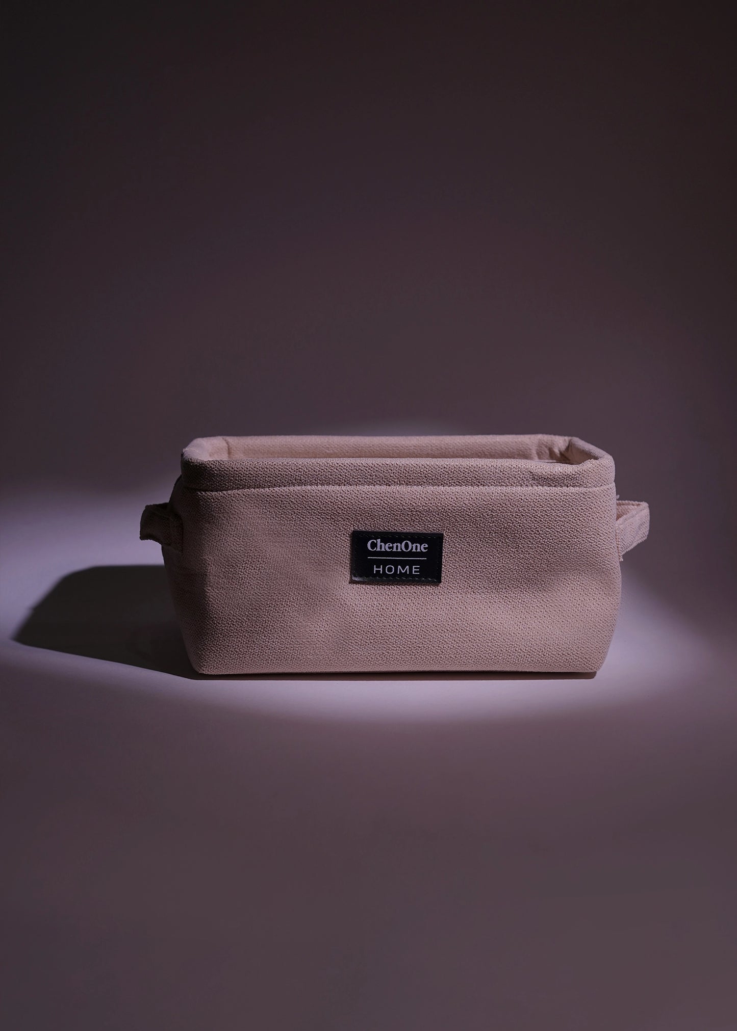 BEIGE STORAGE BASKET