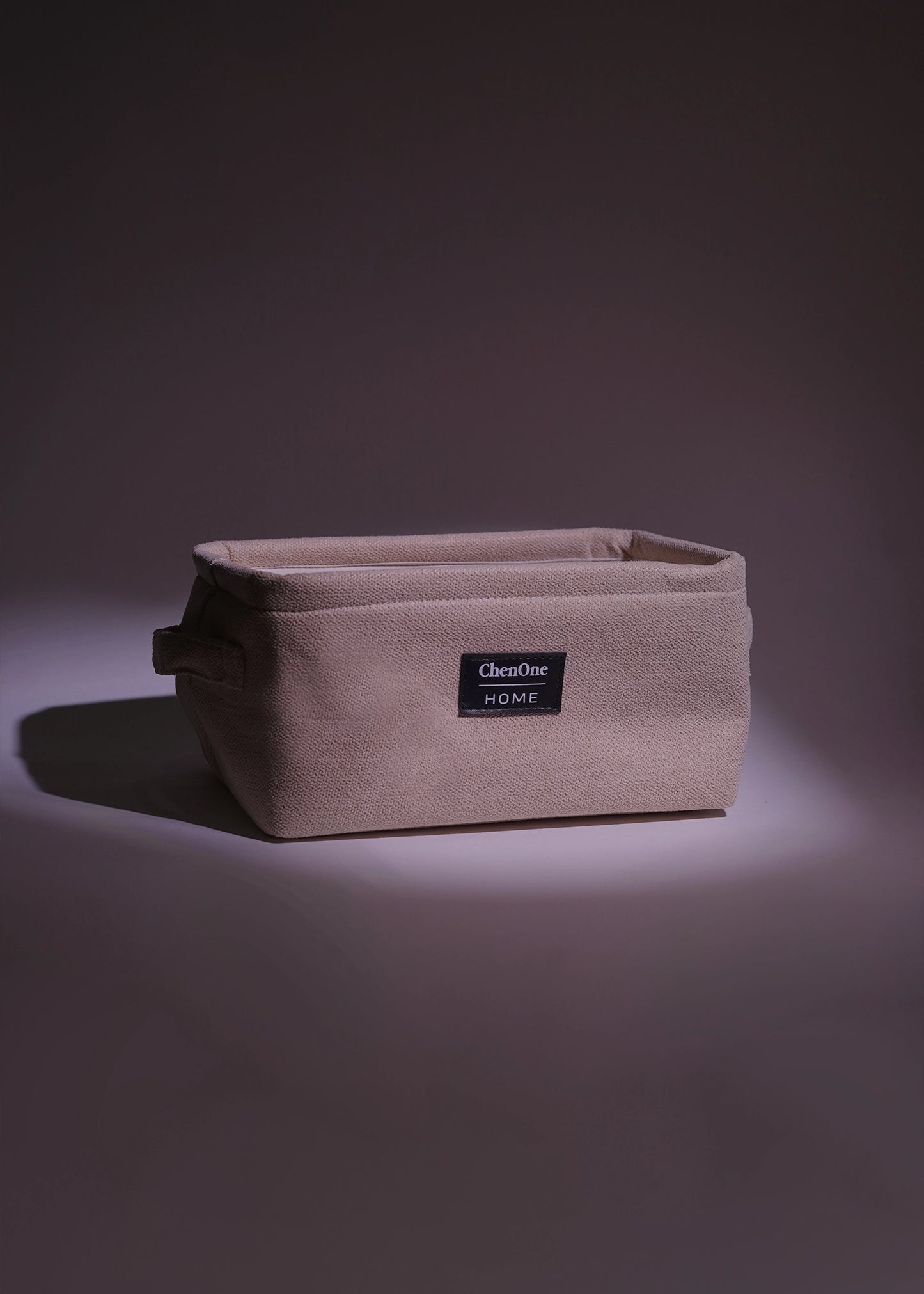 BEIGE STORAGE BASKET