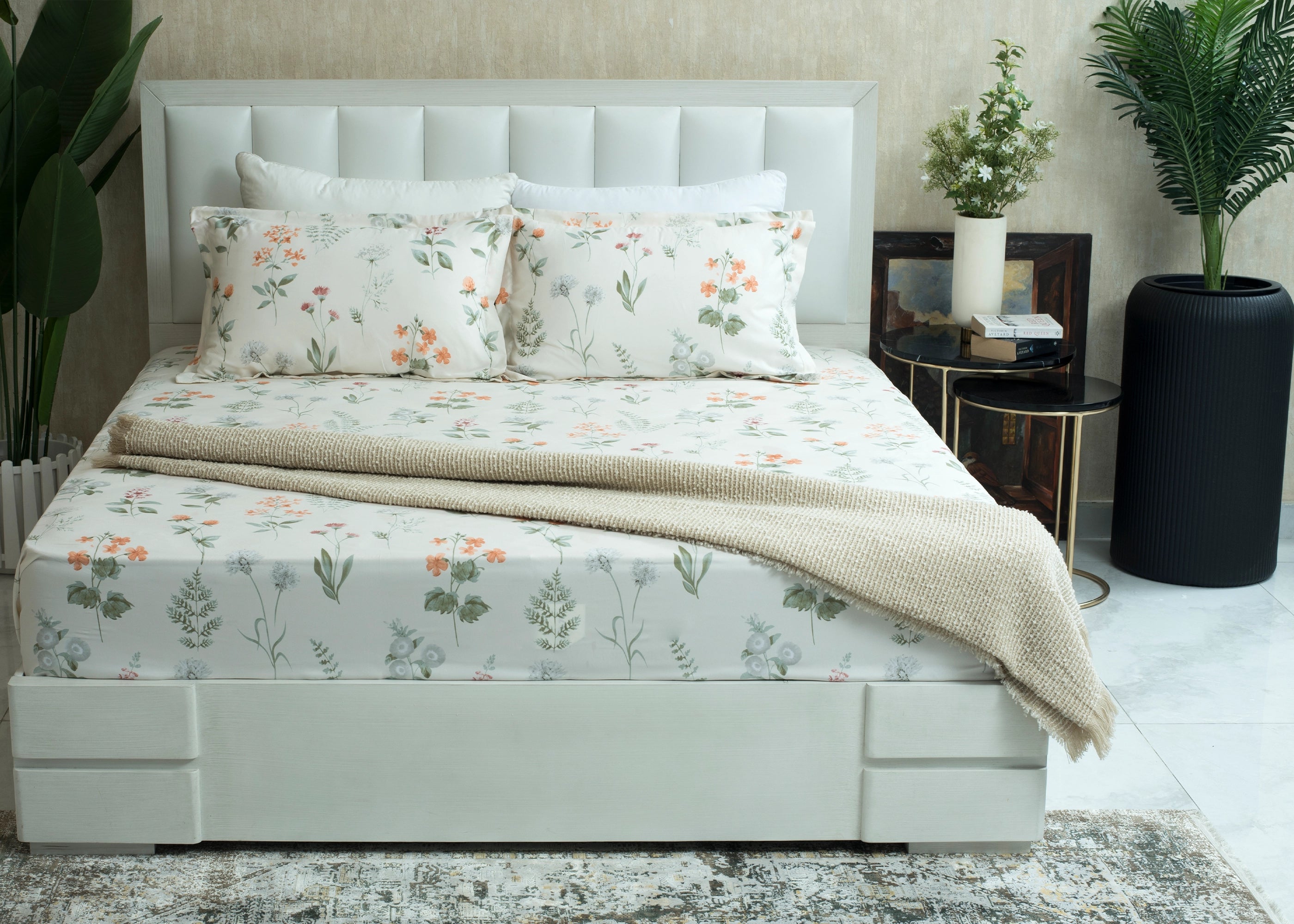 Bed Sheet Sheet Version Sea Grass | ChenOne Home Textile