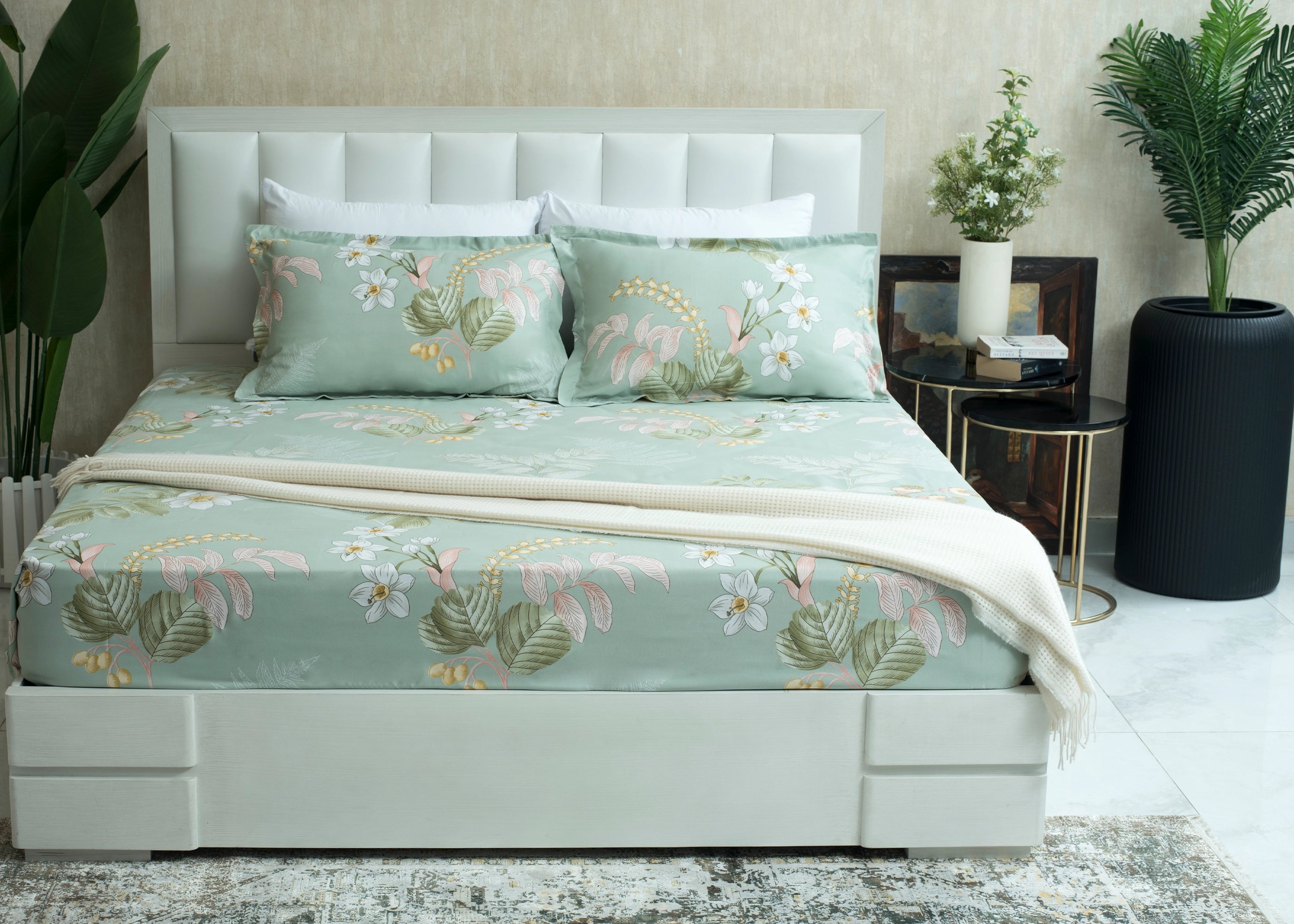 Bed Sheet Main Version Sea Grass | ChenOne Home Textile