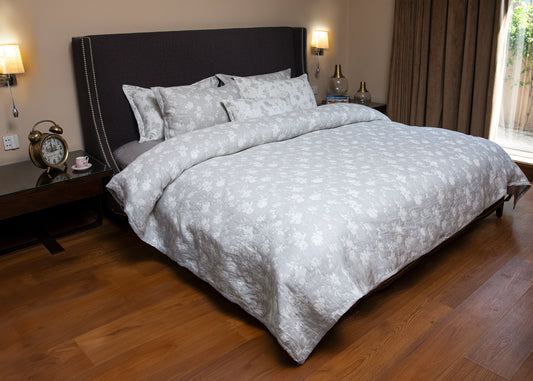 7 PCS COVERLET SET GREY SPLENDOR-26